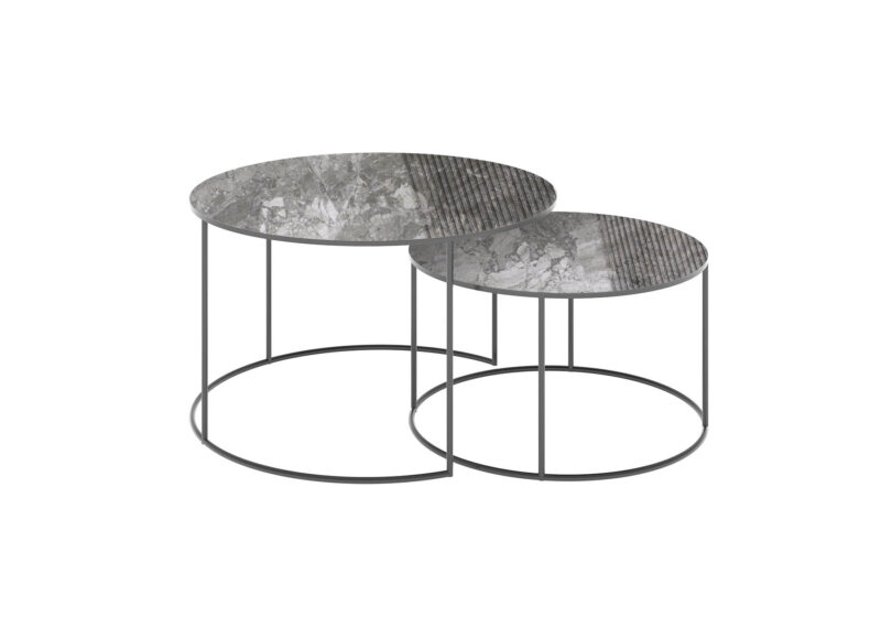Marble nesting tables, Ginan - Image 3