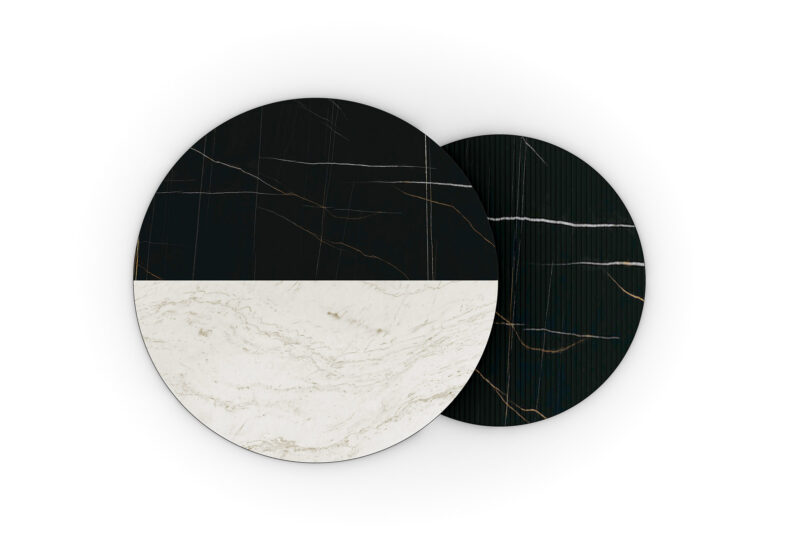 Marble nesting tables, Ginan - Image 2