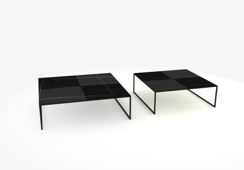 Square marble coffee table, Capella