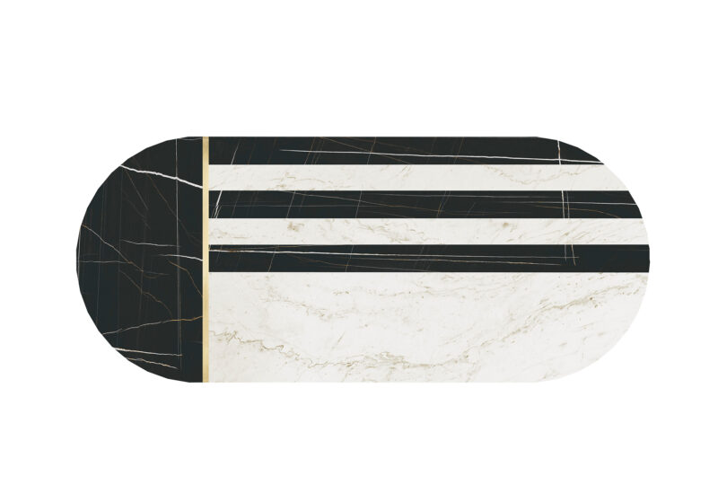 Mosaic marble coffee table, Veritate - Image 3