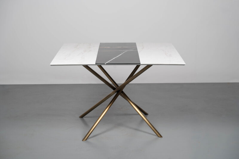 Square marble mosaic table, Propus - Image 3