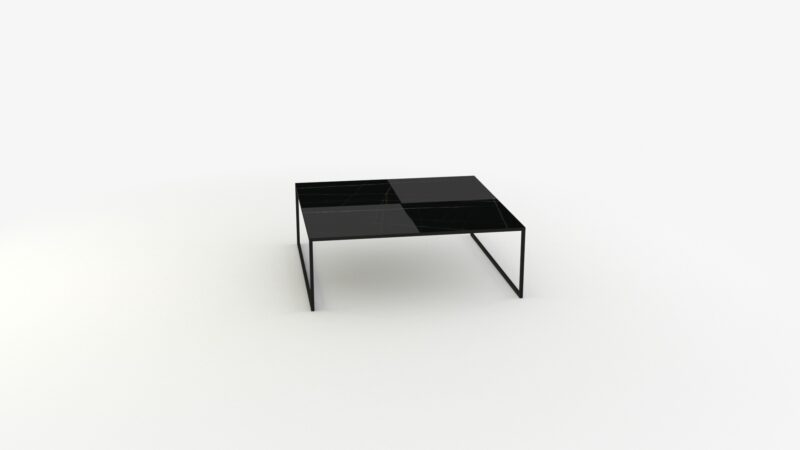 Square marble coffee table, Capella - Image 3