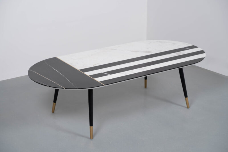 Mosaic marble coffee table, Veritate - Image 2